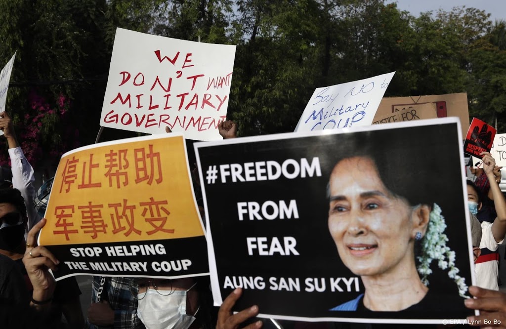 VN roept junta Myanmar op om Aung San Suu Kyi vrij te laten
