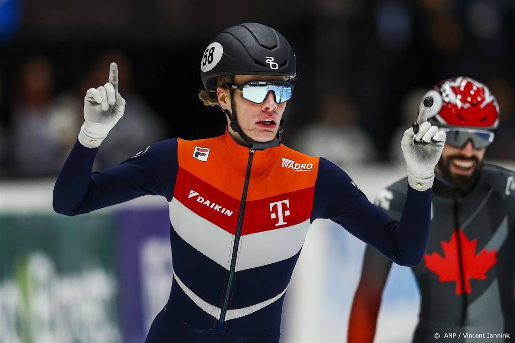 Shorttracker Van 't Wout niet meer in actie in Dordrecht