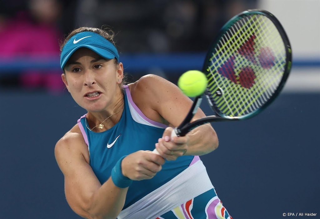 Tennisster Bencic overleeft drie matchpoints in finale Abu Dhabi