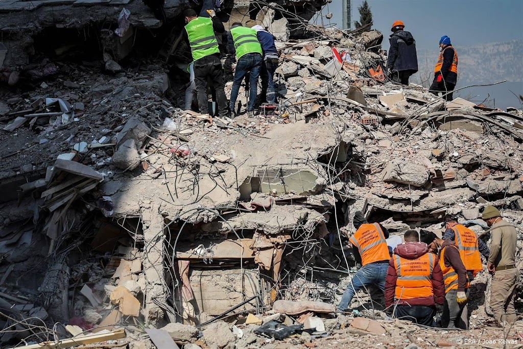 WHO: dodental aardbevingen Turkije en Syrië meer dan 35.000