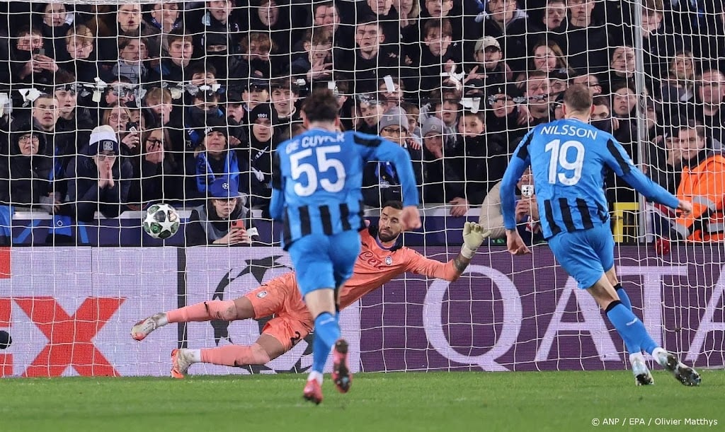 Club Brugge slaat in blessuretijd toe tegen Atalanta