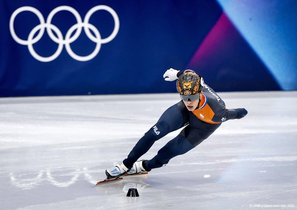 Van 't Wout bereikt bij Spelen halve finale 1000 meter 