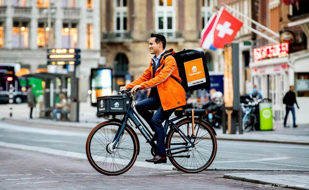Ook koeriers Thuisbezorgd.nl gaan 'contactloos' bezorgen