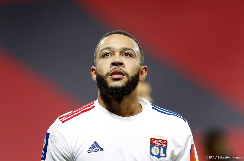 Lyon ontsnapt met Depay aan nederlaag bij Stade Reims