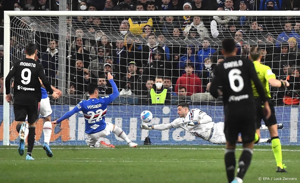 Juventus verslaat Sampdoria en komt steviger op vierde plaats