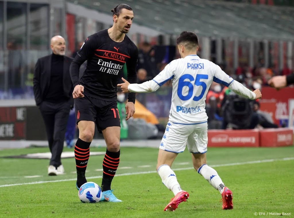 Nipte zege van koploper AC Milan op Empoli