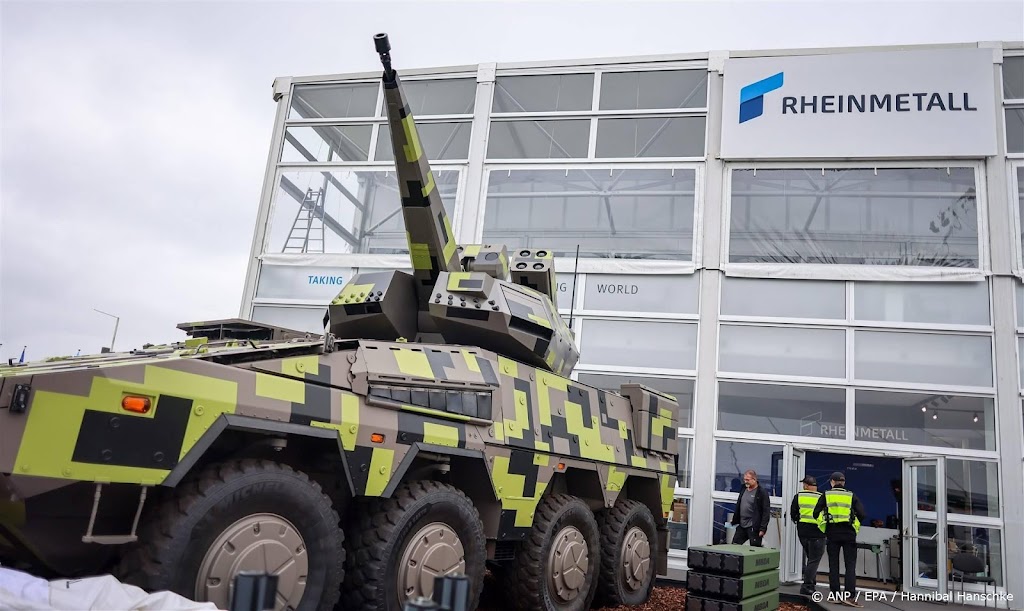 Recordwinst Rheinmetall door oorlog en hoge defensiebudgetten