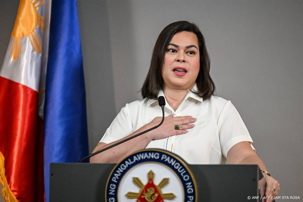 Sara Duterte bedankt Filipino's voor steunbetuigingen aan vader