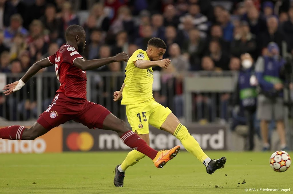 Villarreal schakelt met late treffer Bayern uit in CL