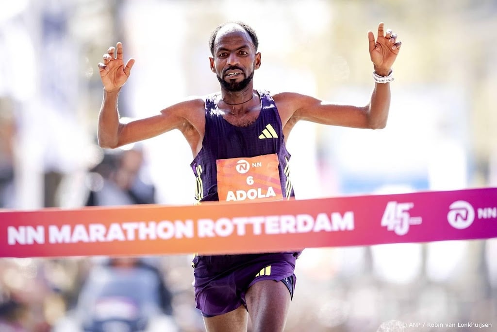 Ethiopiër Adola wint marathon van Rotterdam, geen parcoursrecord