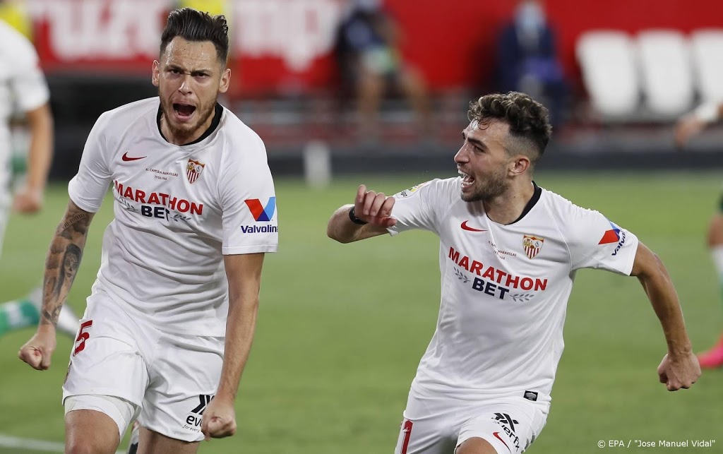 Sevilla wint bij hervatting van La Liga van stadgenoot Real Betis
