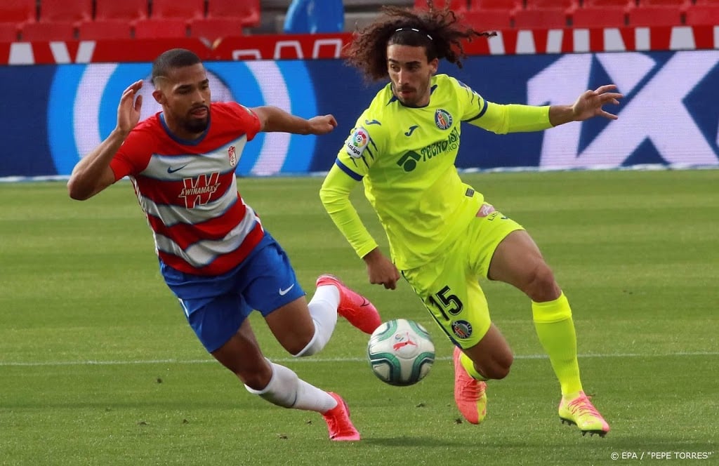 Getafe laat zich verrassen door Granada in Spaanse liga