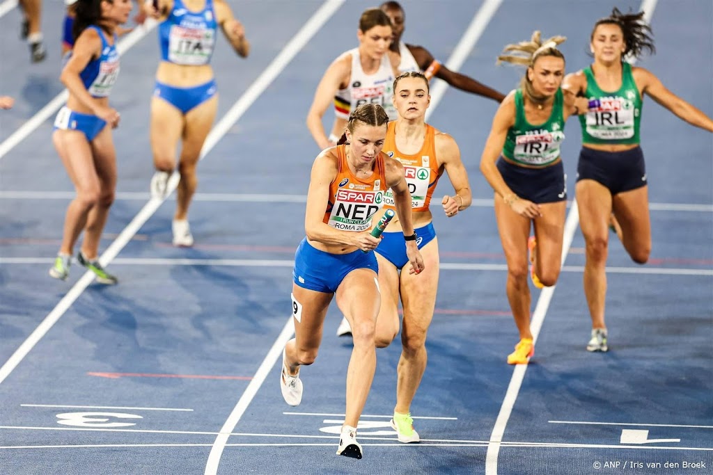 Goud voor estafetteteam 4x400 meter, derde EK-plak Bol en Klaver