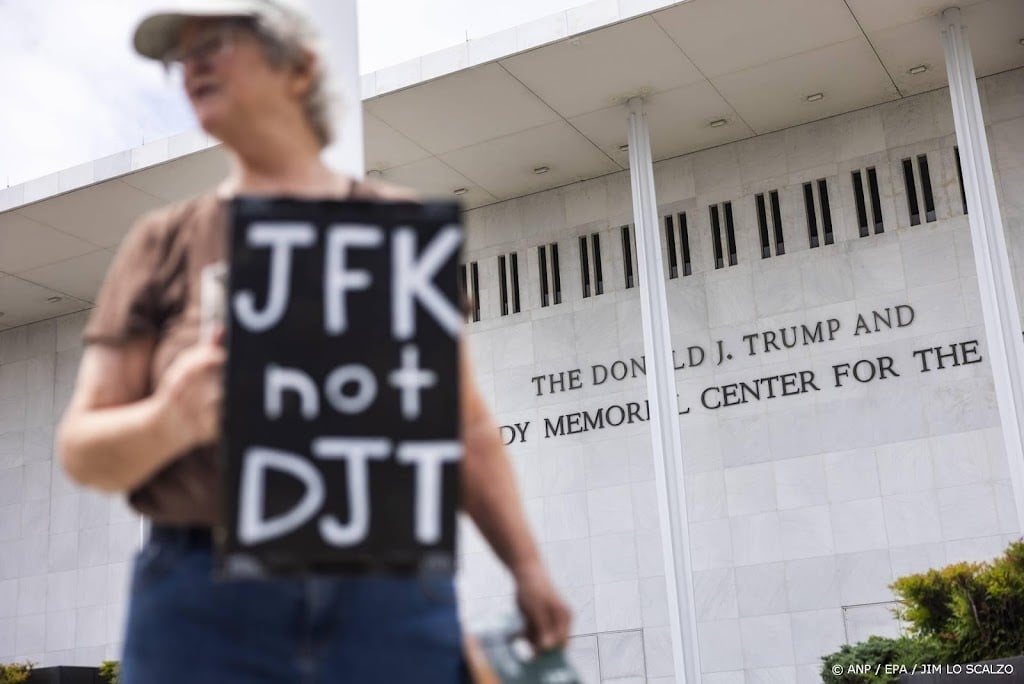 Trump in beroep om naam Kennedy Center