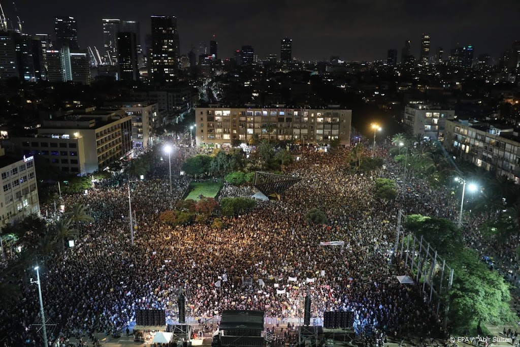 Duizenden Israëli's op been tijdens regeringsprotest