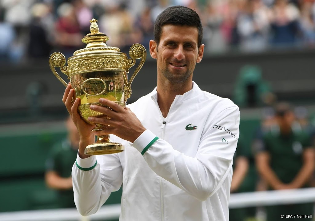 Djokovic na winst Wimbledon zeker van deelname ATP Finals