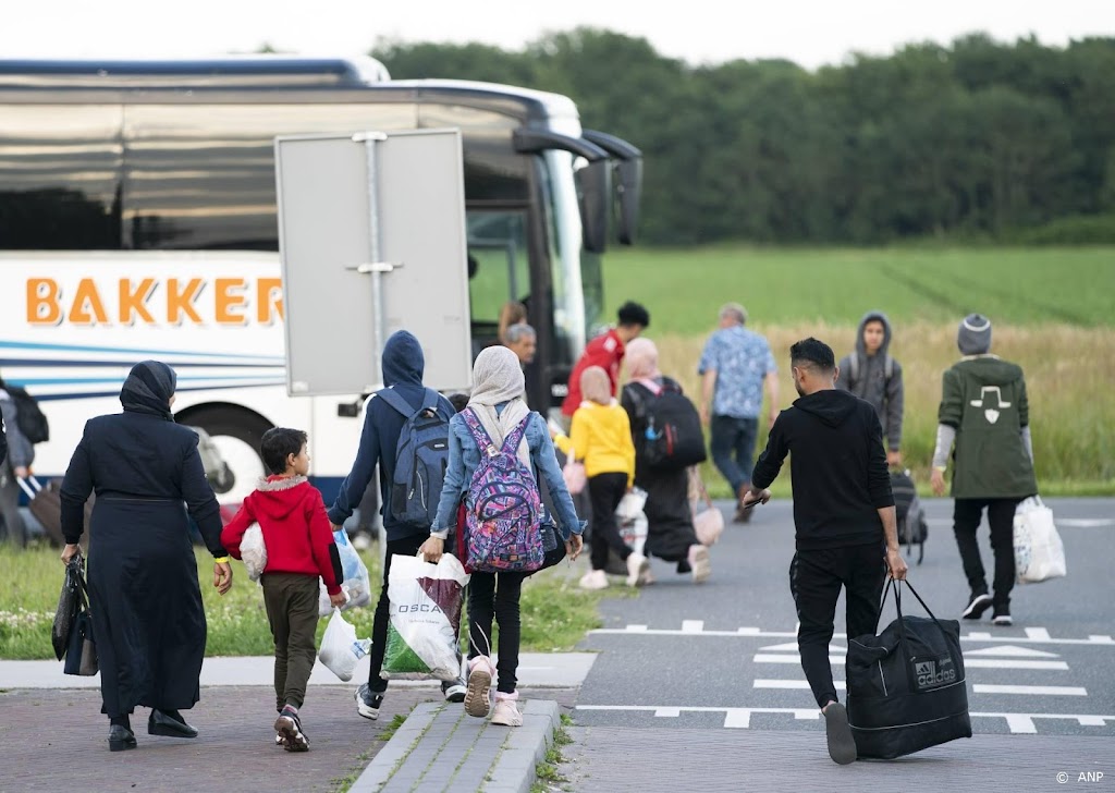 Aantal asielzoekers in Ter Apel brengt nacht door in openlucht