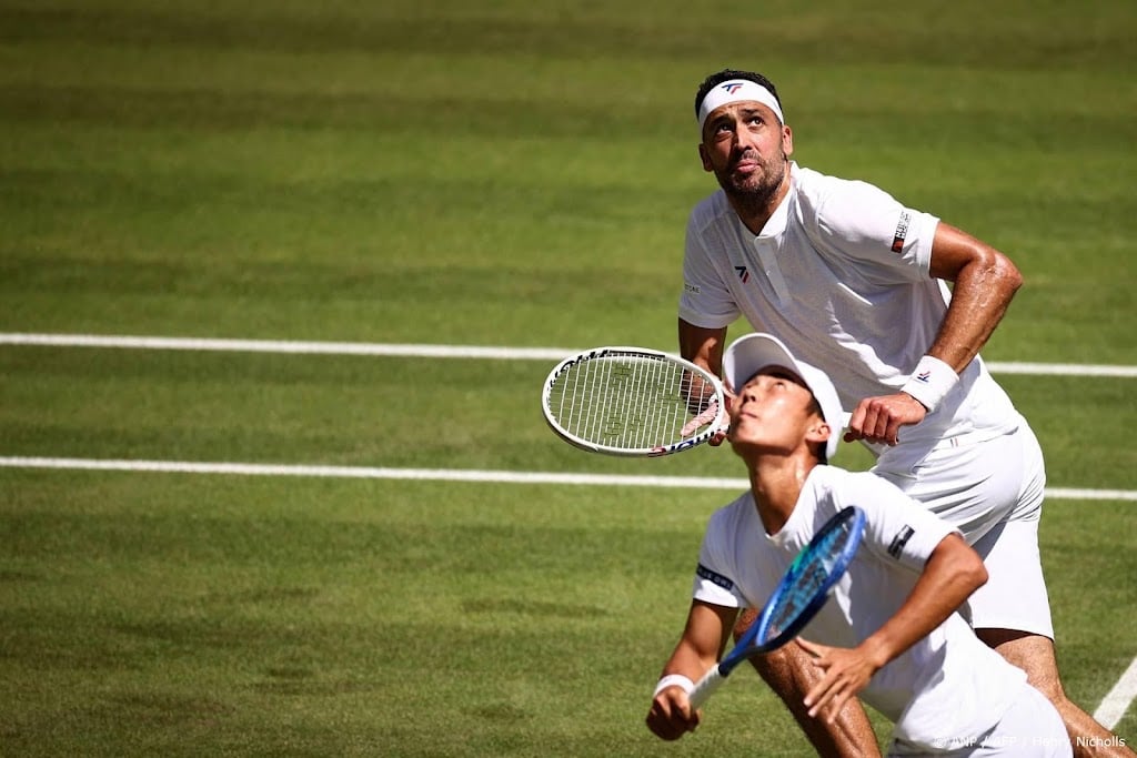 Nederlandse tennisser Pel verliest finale dubbelspel Wimbledon  