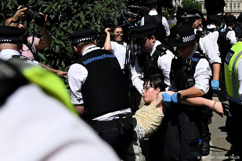 Tientallen sympathisanten Britse pro-Palestijnse groep opgepakt