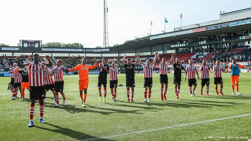 Sparta viert eerste zege van dit seizoen in Eredivisie