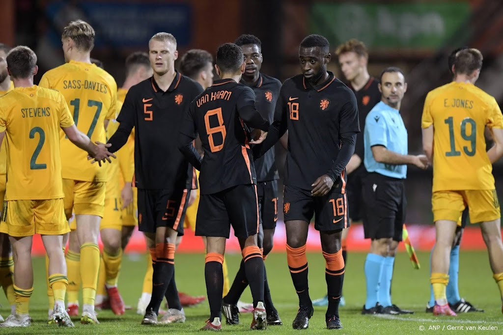 Jong Oranje wint in EK-kwalificatie eenvoudig van Jong Wales