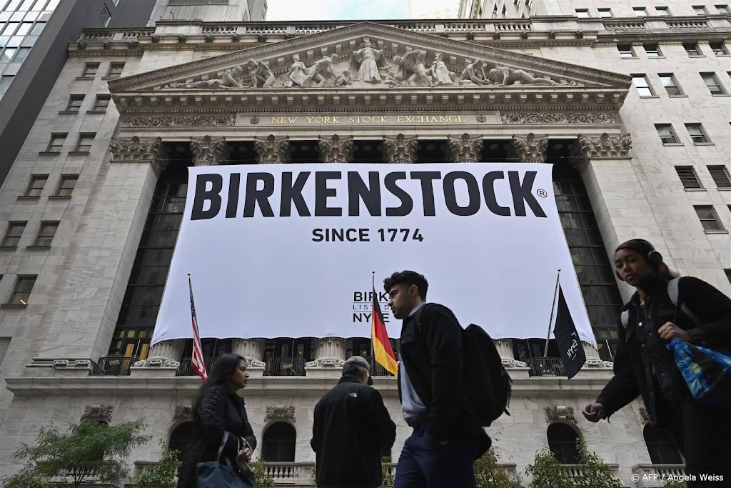 Wall Street lager door inflatievrees, Birkenstock verder omlaag