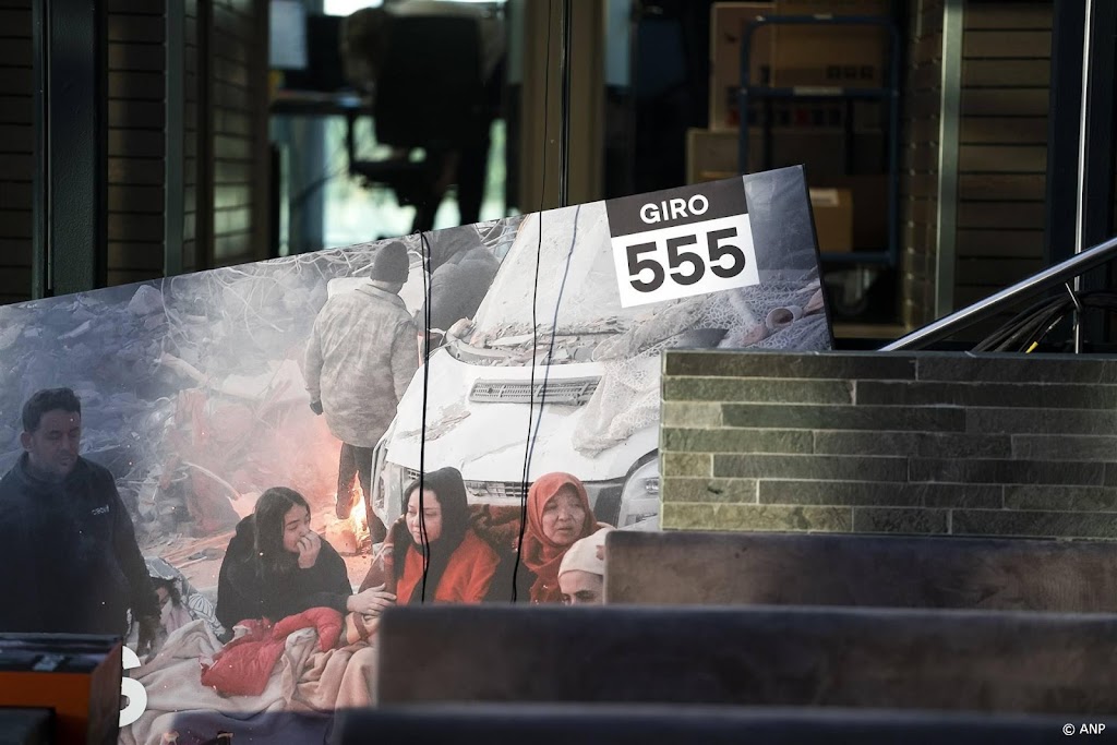Ruim 1,1 miljoen euro opgehaald met Giro555 voor Midden-Oosten
