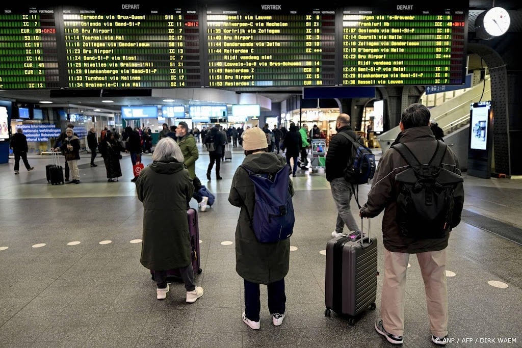 Minder treinen op Belgisch spoor door staking