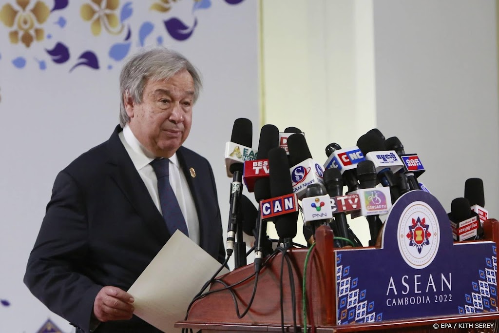 VN-baas Guterres maant junta Myanmar: keer terug naar democratie