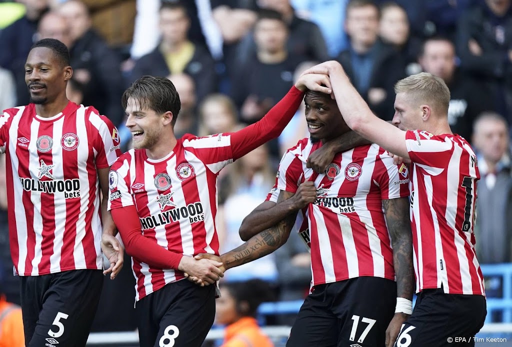 Dure thuisnederlaag Manchester City tegen Brentford: 1-2 