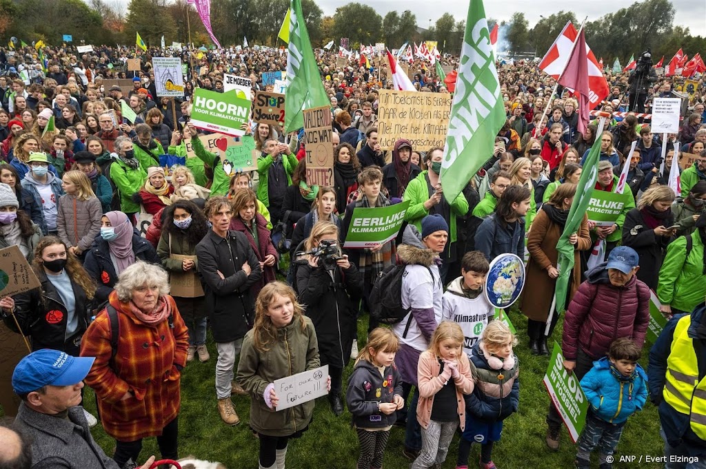 Tienduizenden deelnemers verwacht bij klimaatmars in Amsterdam