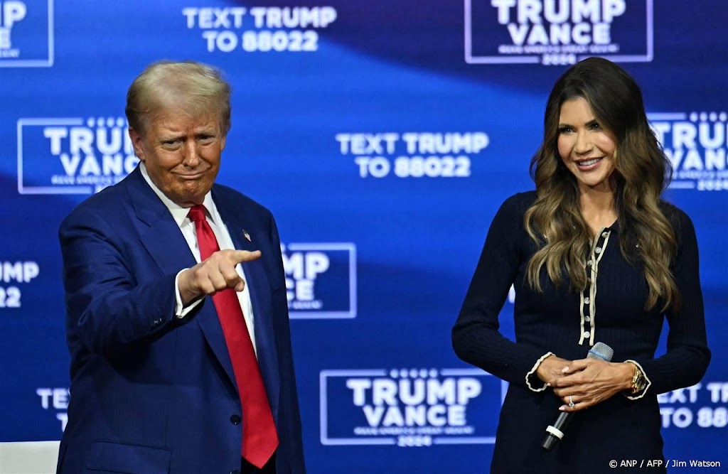 CNN: Noem wordt Trumps minister van Binnenlandse Veiligheid
