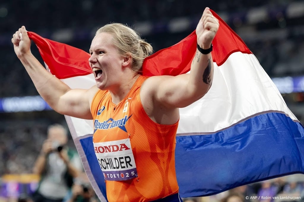 Kogelstootster Schilder Nederlandse atleet van het jaar