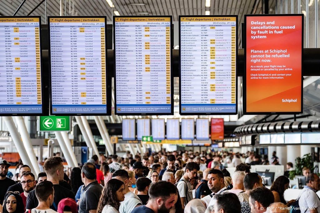 Geen verband bij storingen brandstof Schiphol