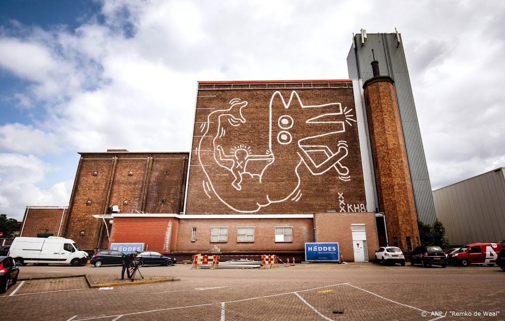 Muurschildering Haring gerestaureerd