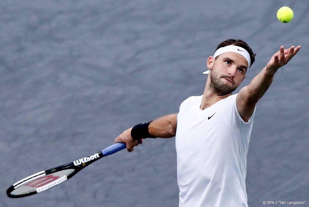 Tennisser Dimitrov voor achtste keer in Ahoy
