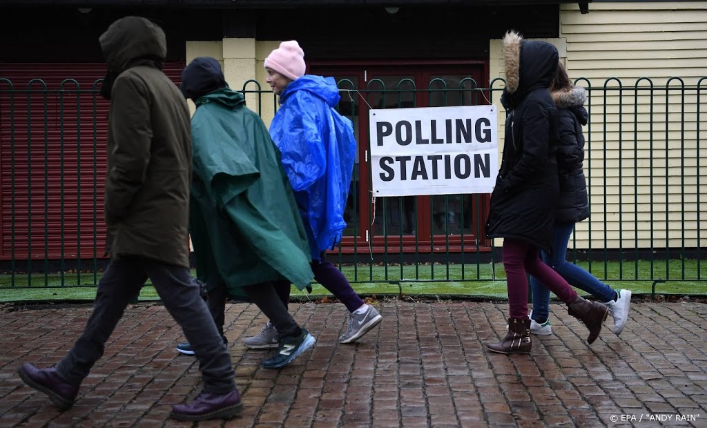 Britse stembureaus dichtgegaan