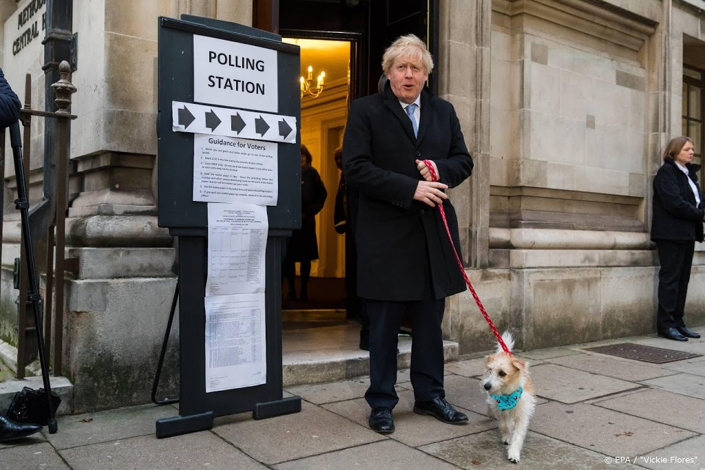 Exit-polls: grote meerderheid voor Boris Johnson in Lagerhuis