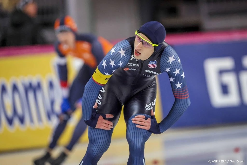 Schaatser De Boo verliest onderling duel op 500 meter van Stolz