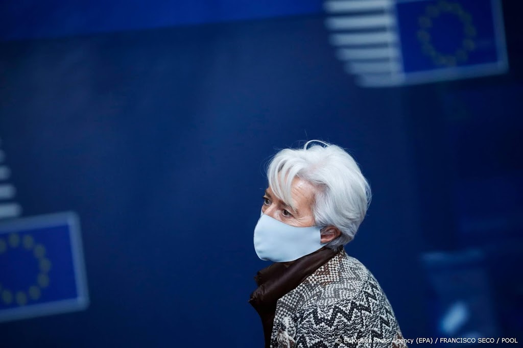 ECB-president Lagarde houdt nog vast aan economische verwachting