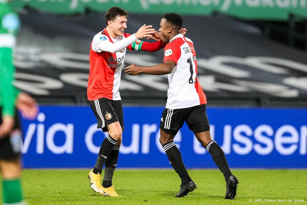 Sinisterra schiet Feyenoord naar tweede plaats Eredivisie