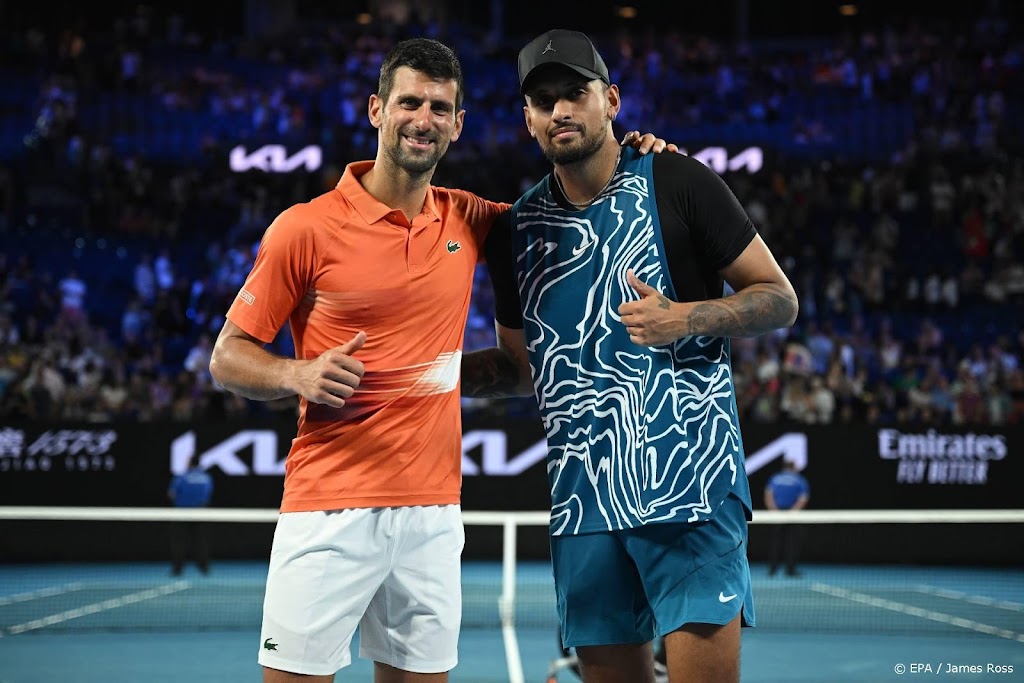 'Emotionele' Djokovic en Kyrgios in evenwicht in vol stadion
