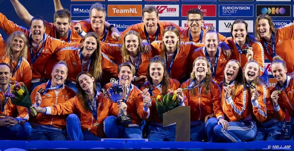 Feest waterpolosters na EK-winst nog groter dan na wereldtitel