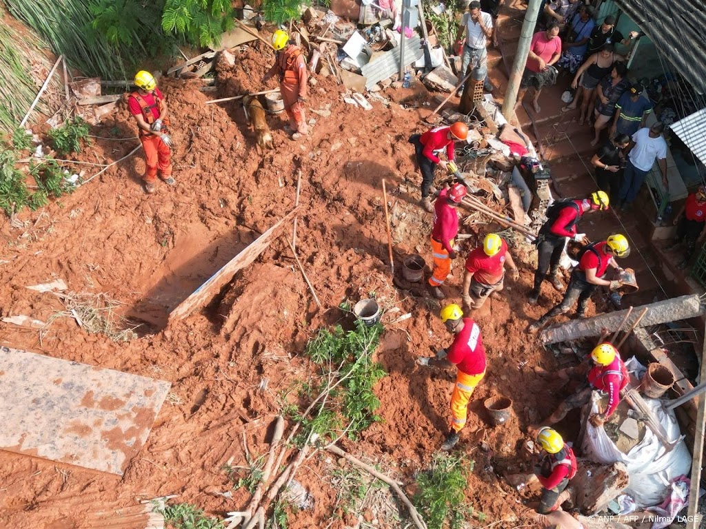 Doden door aardverschuivingen in Brazilië
