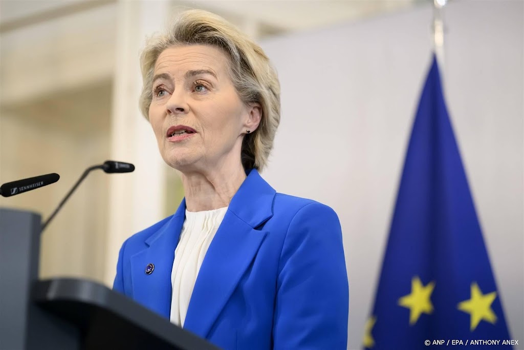 Von der Leyen eind deze week weer buitenshuis aan het werk