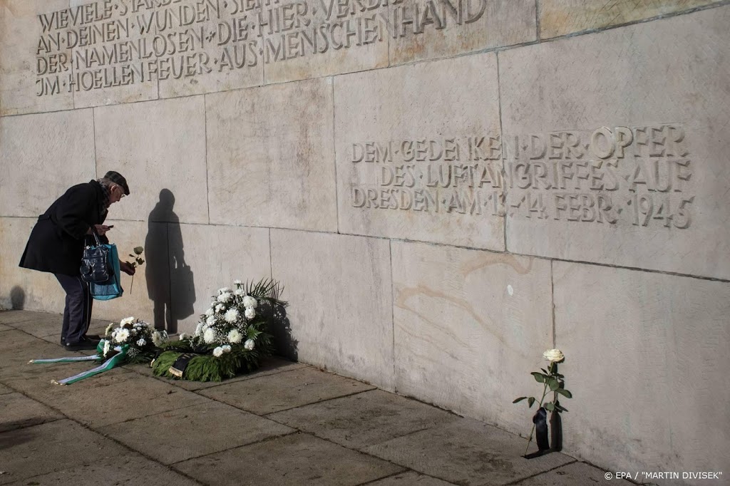 Duitsland herdenkt bombardement Dresden in WO II