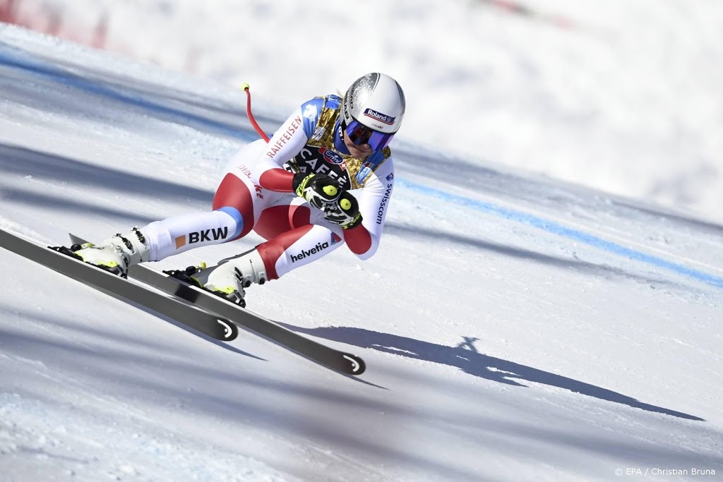 Zwitserse skiester Suter wereldkampioene op de afdaling