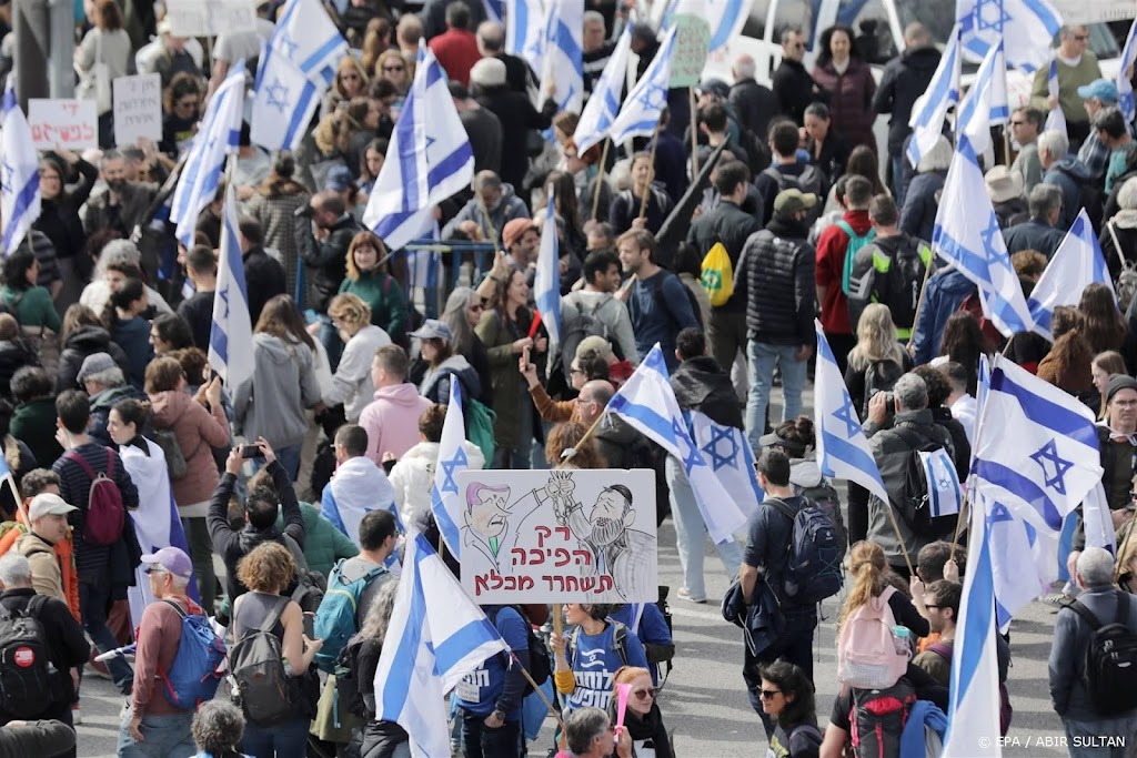 Israëliërs protesteren tegen wet over hervorming rechtspraak