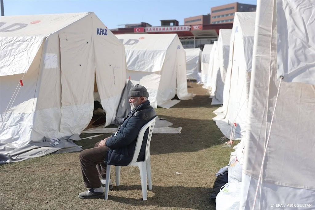 1,2 miljoen mensen in Turkse noodopvang na aardbevingen