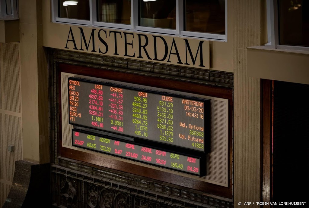 Beurs in Amsterdam verspeelt eerdere winsten